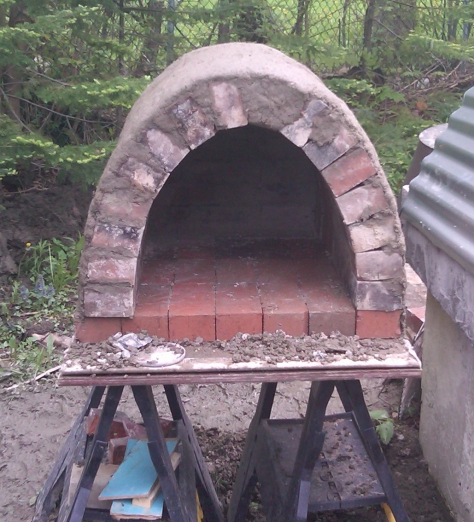 brick oven without the door